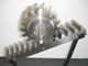 C45 Steel Helical Gear Rack For Building Material