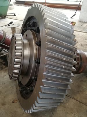 40 Cr Forging Steel Helical Gear Diameter 560mm For Ball Grinding Mill